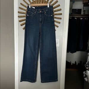 Gap High Rise Stride Wide Leg Jeans size 26 regular